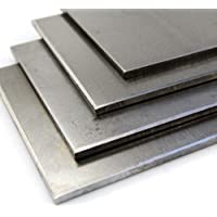 Placa de metal cuadrada de láminas de acero dulce- cortes de 0-8 - 1-0 - 1-2 - 1-5 - 2-0 - 3-0 - 4-0 - 5-0 mm- 1…